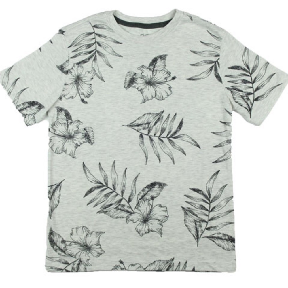Boys Aeropostale Grey Island Graphic T-Shirt.
